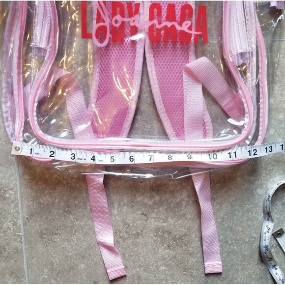 Lady Gaga Joanne World Tour Backpack Clear